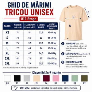 Tricou unisex bărbat oversize Malfini Stage 812, model larg și lejer, 100% bumbac - Img 4