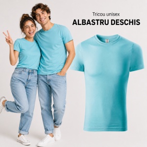 Tricou Unisex Damă și Bărbat model simplu tip Tommy - Img 14