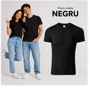 Tricou Unisex Damă și Bărbat model simplu tip Tommy - Img 24