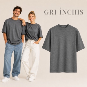 Tricou unisex oversize damă și bărbat Malfini Stage 812, model larg și lejer, 100% bumbac - Img 17