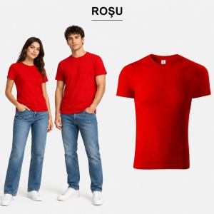 Tricou Unisex Parade din 100% Bumbac, 135 g/m², Guler Rotund, Mărimi XS–4XL - Img 13