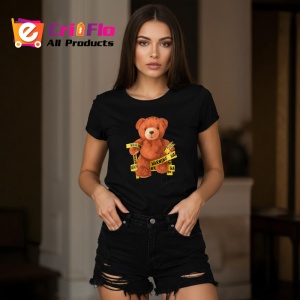 Tricou Urs warning, Copii | Dama | Barbat , tricou negru - Img 7