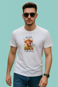 Tricou Vaca Boring Amuzanta Ochelari Soare, din bumbac 100% , tricou alb pentru Copii | Dama | Barbat - Img 3