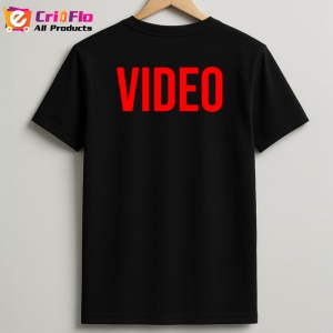 Tricou VIDEO, Personalizat | Unisex Dama si Barbat, Negru - Img 2