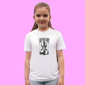 Tricou Violin Ilustratie Vintage, Copii | Dama | Barbat - Img 3