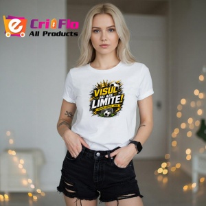 Tricou Visul Nu Are Limite Minge Fotbal V1, din bumbac 100% , tricou alb pentru Copii | Dama | Barbat - Img 7