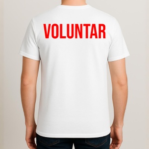 Tricou VOLUNTAR, Personalizat | Unisex Dama si Barbat