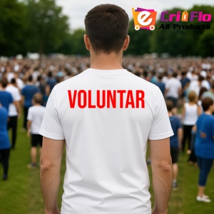 Tricou VOLUNTAR, Personalizat | Unisex Dama si Barbat - Img 4