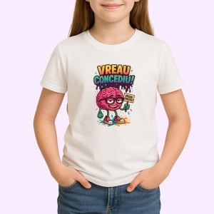 Tricou Vreau concediu, creier obosit, Copii | Dama | Barbat - Img 3