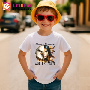 Tricou Vultur si femeie indigena schimbatoare de lume world changer Copii | Dama | Barbat Barbat - Img 14