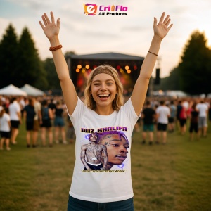 Tricou wiz khalifa ganditor, muzica EDM / Pop / Electropop, Dama | Barbat | Copii - Img 10