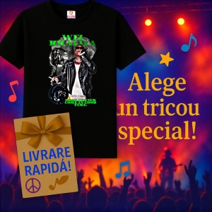 Tricou Wiz Khalifa Imagine concert, muzica Hip-Hop / Trap, Dama | Barbat | Copii, Culoare Negru - Img 7