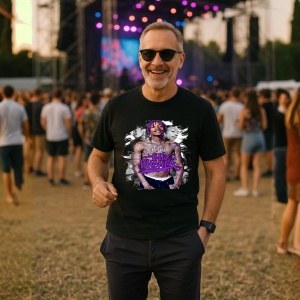 Tricou wiz khalifa Purple, muzica Hip-Hop / Trap, Dama | Barbat | Copii, Culoare Negru - Img 9