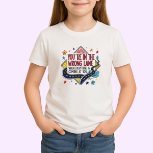 Tricou Wrong Lane Totul Vine Spre Tine, Copii | Dama | Barbat - Img 3