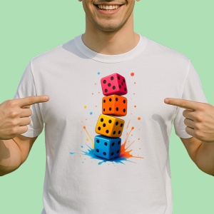 Tricou Zaruri Colorate - Copii | Dama | Barbat - Img 2