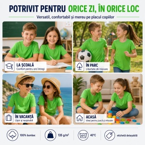 Tricouri Copii din bumbac Băieți și Fete - Img 10