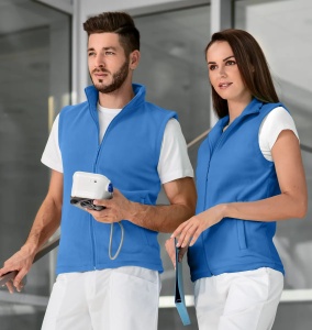 Veste Polar damă și bărbat albastru deschis
