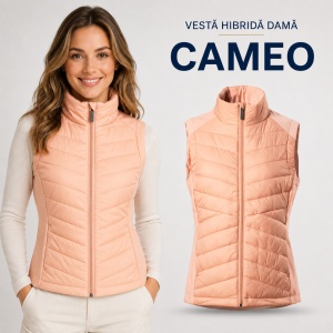 Vestă Damă tip Jachetă Hibridă Matlasată și Softshell – Cross 558 - Img 13