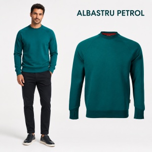 Bluză Sweatshirt Bărbați Rimeck Vertex W42, 80% Bumbac, 300 g/m², 5 Culori, S–4XL - Img 15