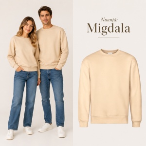 Bluză Unisex Damă și Bărbat tip Hanorac fără Glugă, Groasă, Casual și Confortabilă – Vibe Crew 430 - Img 13