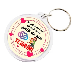 Breloc personalizat Ai grija de tine - Img 2