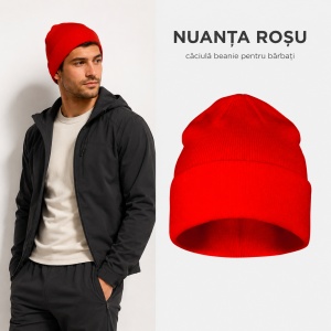 Căciulă Bărbați Unisex tip Beanie, Călduroasă, Tricotată și Modernă – 315 - Img 20