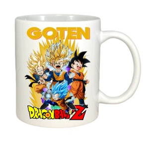 Cana alba pentru copii personalizata personajul Goten Dragon Ball Z - cadou