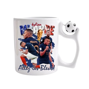 Cana antistres personalizata cu Kylian Mbappé