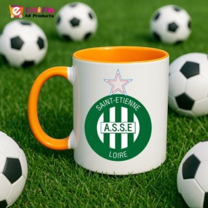 Cana AS Saint-etienne Franta , cu logoul stema echipei, Cadoul Perfect - Img 43