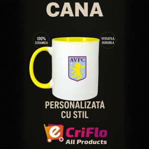 Cana Aston Villa Anglia , cu logoul stema echipei, Cadoul Perfect - Img 30