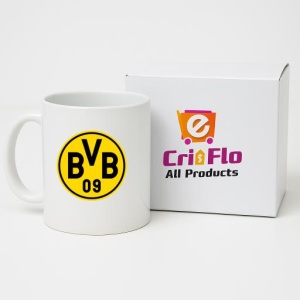 Cana Borussia Dortmund Germania , cu logoul stema echipei, Cadoul Perfect - Img 14