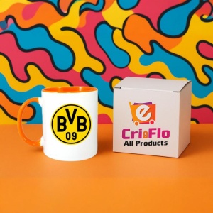 Cana Borussia Dortmund Germania , cu logoul stema echipei, Cadoul Perfect - Img 39