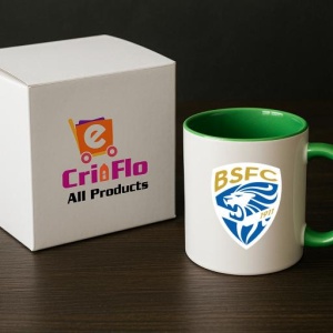 Cana Brescia calcio Italia , cu logoul stema echipei, Cadoul Perfect - Img 19