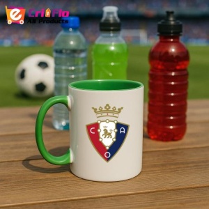 Cana CA Osasuna Spania , cu logoul stema echipei, Cadoul Perfect - Img 21