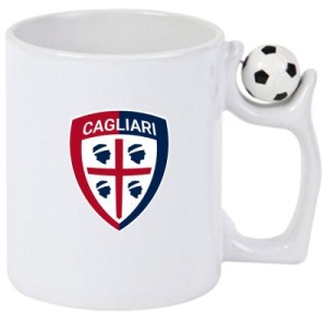 Cana Cagliari Calcio Italia , cu logoul stema echipei, Cadoul Perfect