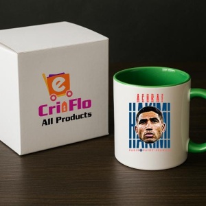 Cana cu fotbalistul Achraf Hakimi-Paris Saint-Germain PSG - Img 12
