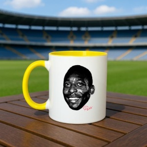 Cana cu fotbalistul Edson Arantes do Nascimento-Brazil - Img 13