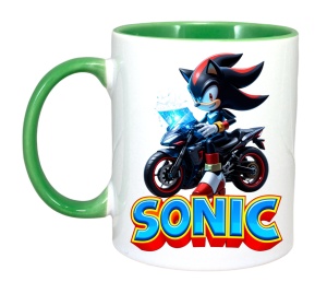 Cana cu Sonic Shadow pe motocicleta - Viteza Intunecata - Img 3