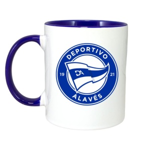 Cana Deportivo Alaves Spania , cu logoul stema echipei, Cadoul Perfect - Img 4