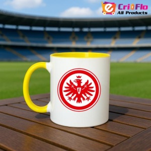 Cana Eintracht Frankfurt Germania , cu logoul stema echipei, Cadoul Perfect - Img 32