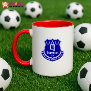 Cana Everton FC Anglia , cu logoul stema echipei, Cadoul Perfect - Img 46