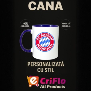 Cana FC Bayern München Germania , cu logoul stema echipei, Cadoul Perfect - Img 25