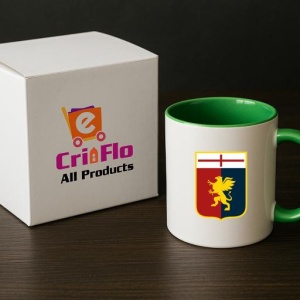 Cana Genoa CFC Italia , cu logoul stema echipei, Cadoul Perfect - Img 19