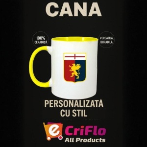 Cana Genoa CFC Italia , cu logoul stema echipei, Cadoul Perfect - Img 30