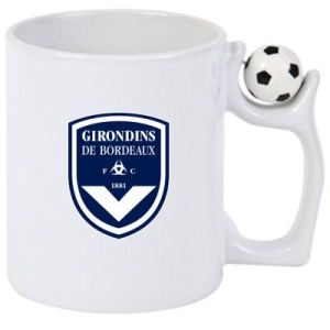 Cana Girondins de Bordeaux Franta , cu logoul stema echipei, Cadoul Perfect