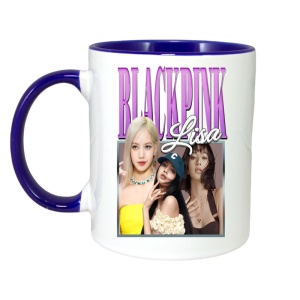 Cana K-POP cu formatia trupa KPOP BLACK PINK LISA 600 - Img 4