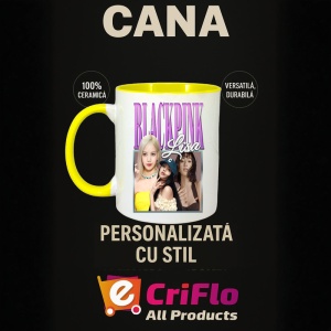 Cana K-POP cu formatia trupa KPOP BLACK PINK LISA 600 - Img 33