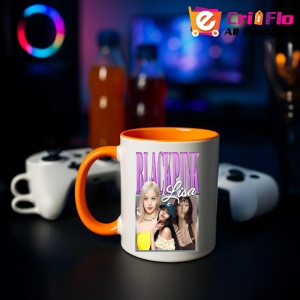Cana K-POP cu formatia trupa KPOP BLACK PINK LISA 600 - Img 41