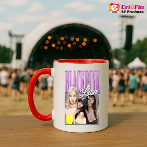 Cana K-POP cu formatia trupa KPOP BLACK PINK LISA 600 - Img 45