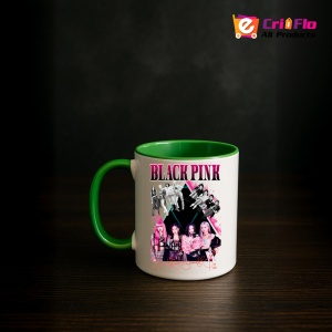 Cana K-POP cu formatia trupa KPOP BLACKPINK AUTOGRAF ROSU 615 - Img 22